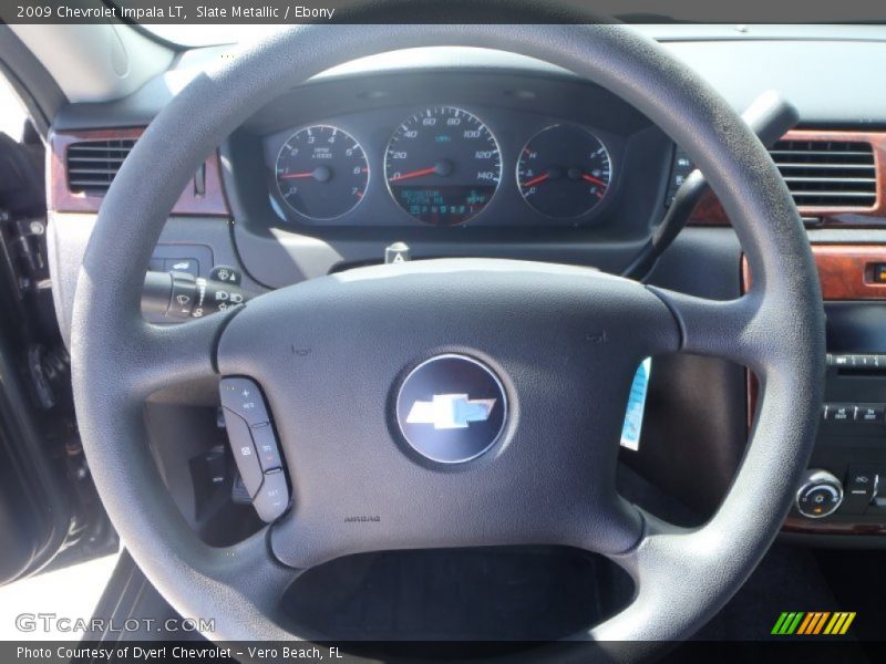 Slate Metallic / Ebony 2009 Chevrolet Impala LT