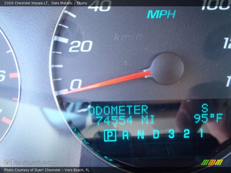 Slate Metallic / Ebony 2009 Chevrolet Impala LT