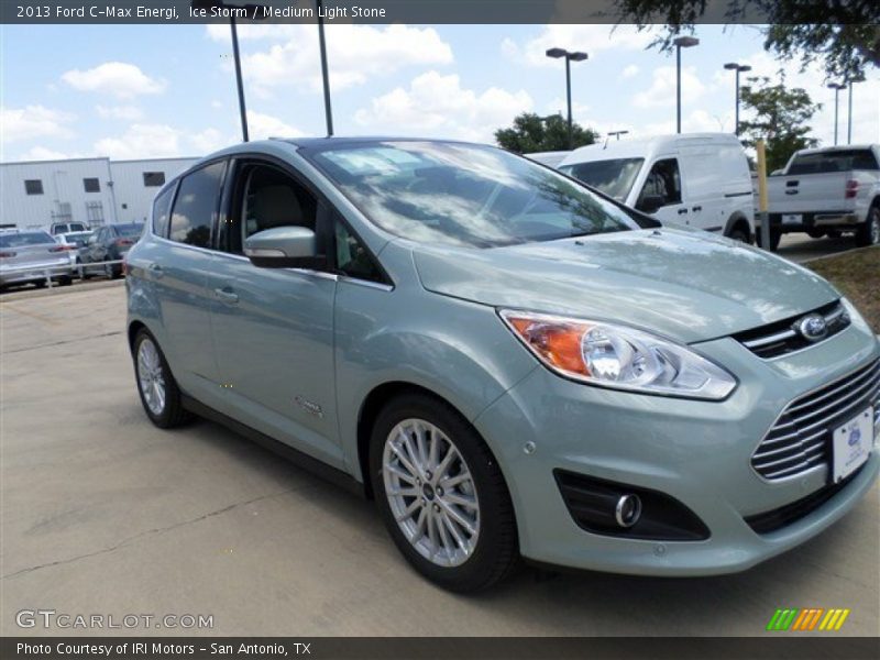 Ice Storm / Medium Light Stone 2013 Ford C-Max Energi