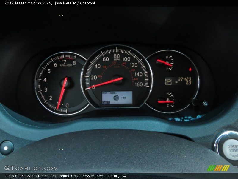 Java Metallic / Charcoal 2012 Nissan Maxima 3.5 S