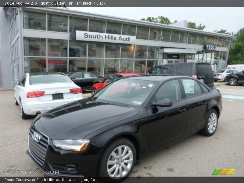 Brilliant Black / Black 2014 Audi A4 2.0T quattro Sedan