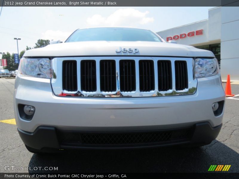 Bright Silver Metallic / Black 2012 Jeep Grand Cherokee Laredo