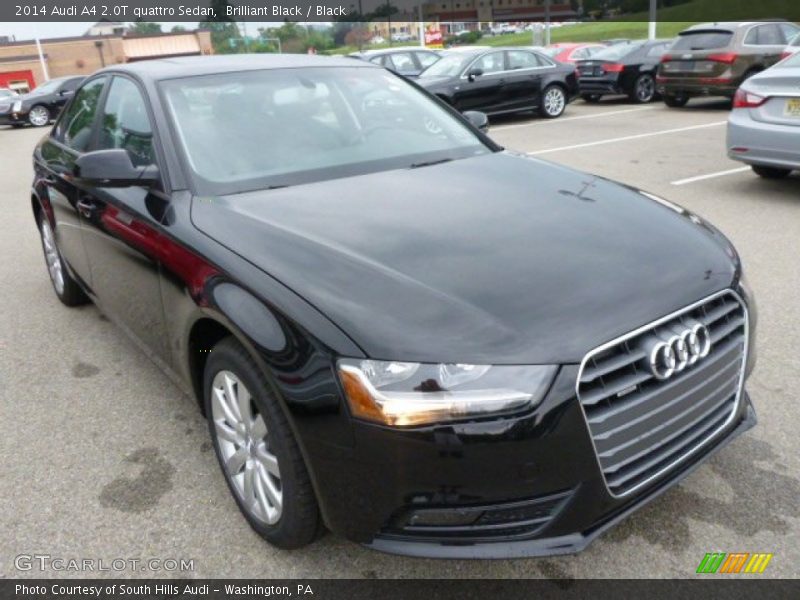 Brilliant Black / Black 2014 Audi A4 2.0T quattro Sedan
