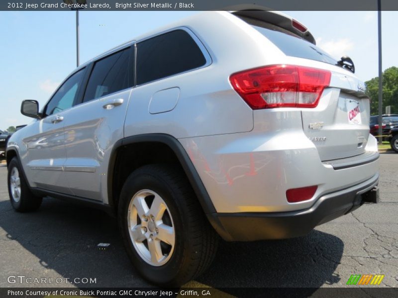 Bright Silver Metallic / Black 2012 Jeep Grand Cherokee Laredo