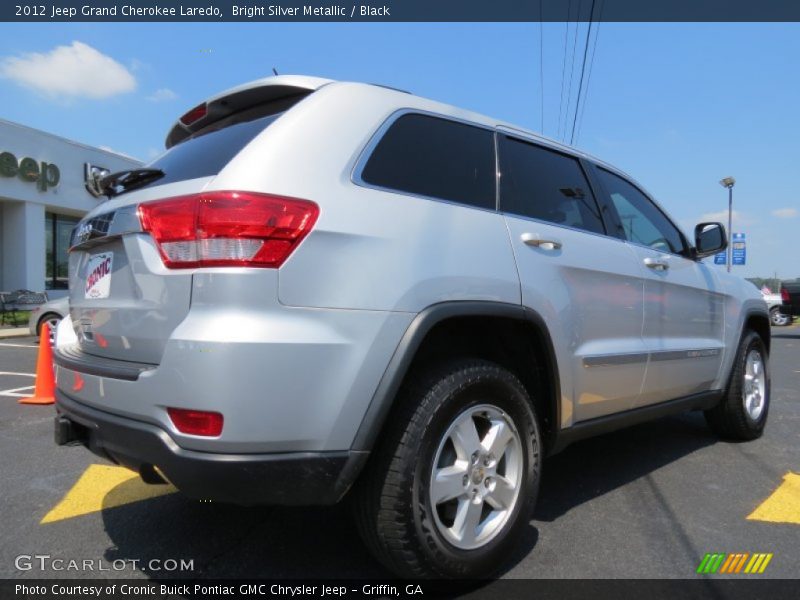 Bright Silver Metallic / Black 2012 Jeep Grand Cherokee Laredo