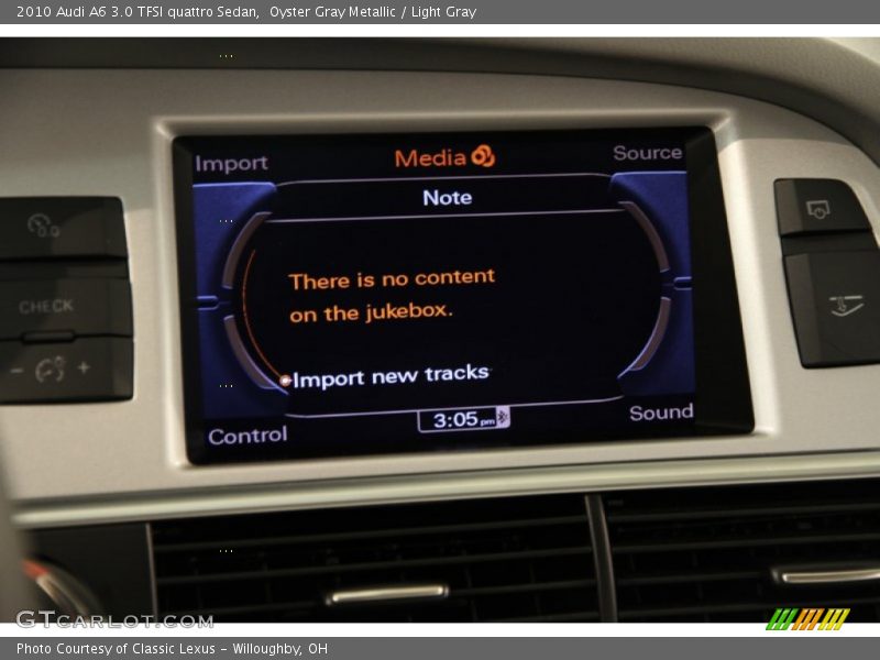 Oyster Gray Metallic / Light Gray 2010 Audi A6 3.0 TFSI quattro Sedan