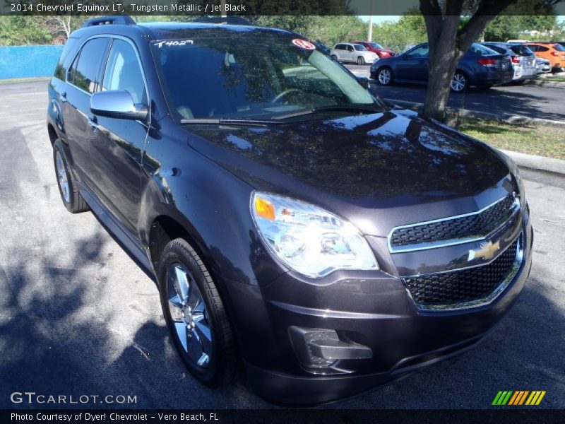 Tungsten Metallic / Jet Black 2014 Chevrolet Equinox LT