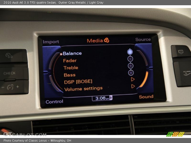 Oyster Gray Metallic / Light Gray 2010 Audi A6 3.0 TFSI quattro Sedan