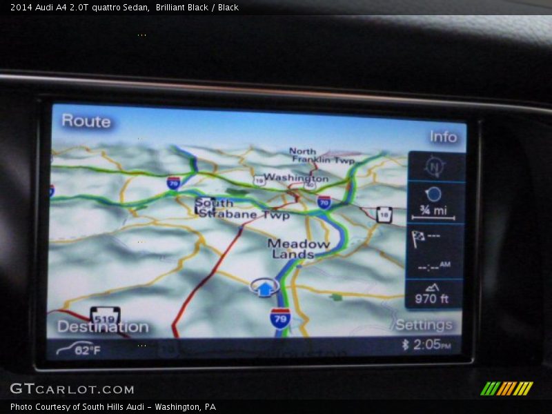 Navigation of 2014 A4 2.0T quattro Sedan