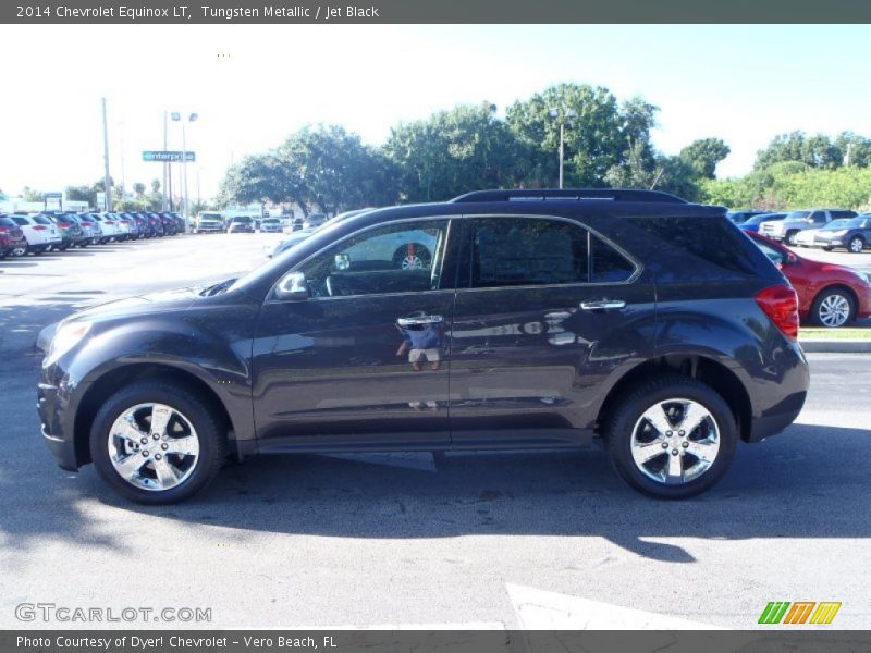 Tungsten Metallic / Jet Black 2014 Chevrolet Equinox LT