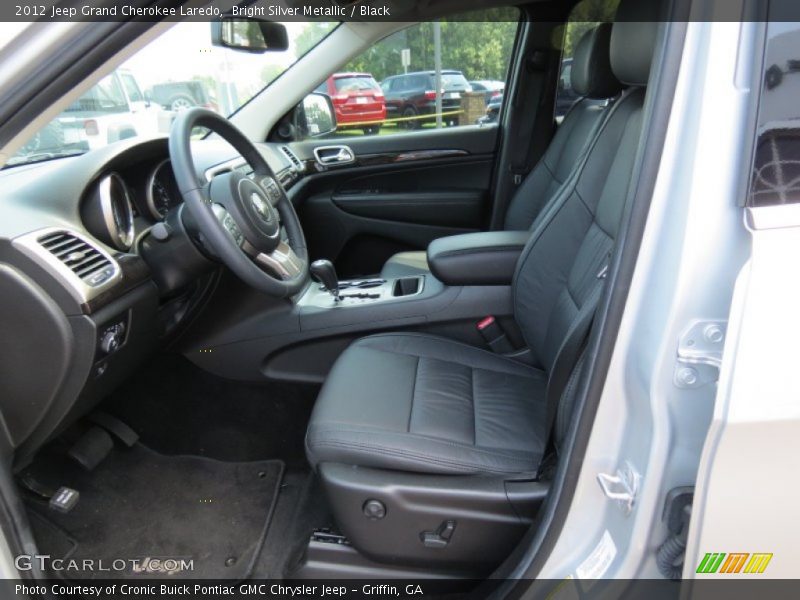 Bright Silver Metallic / Black 2012 Jeep Grand Cherokee Laredo