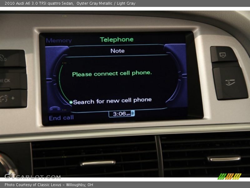 Oyster Gray Metallic / Light Gray 2010 Audi A6 3.0 TFSI quattro Sedan