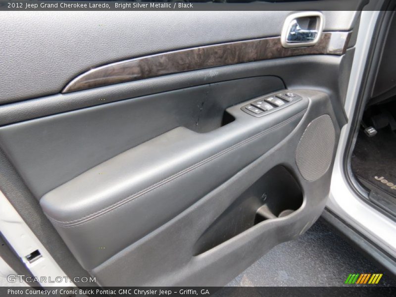 Bright Silver Metallic / Black 2012 Jeep Grand Cherokee Laredo