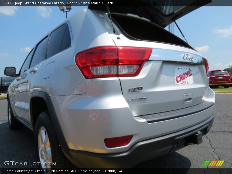 Bright Silver Metallic / Black 2012 Jeep Grand Cherokee Laredo