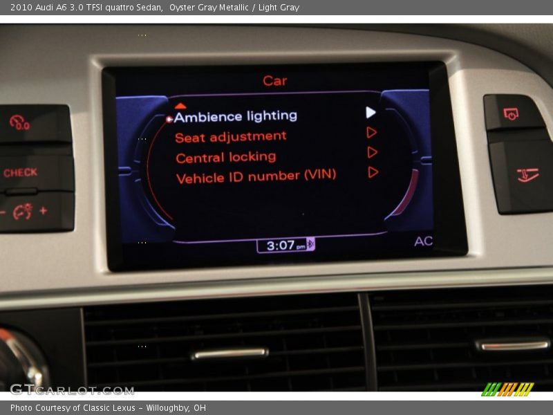 Oyster Gray Metallic / Light Gray 2010 Audi A6 3.0 TFSI quattro Sedan