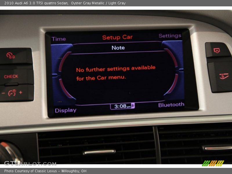 Oyster Gray Metallic / Light Gray 2010 Audi A6 3.0 TFSI quattro Sedan