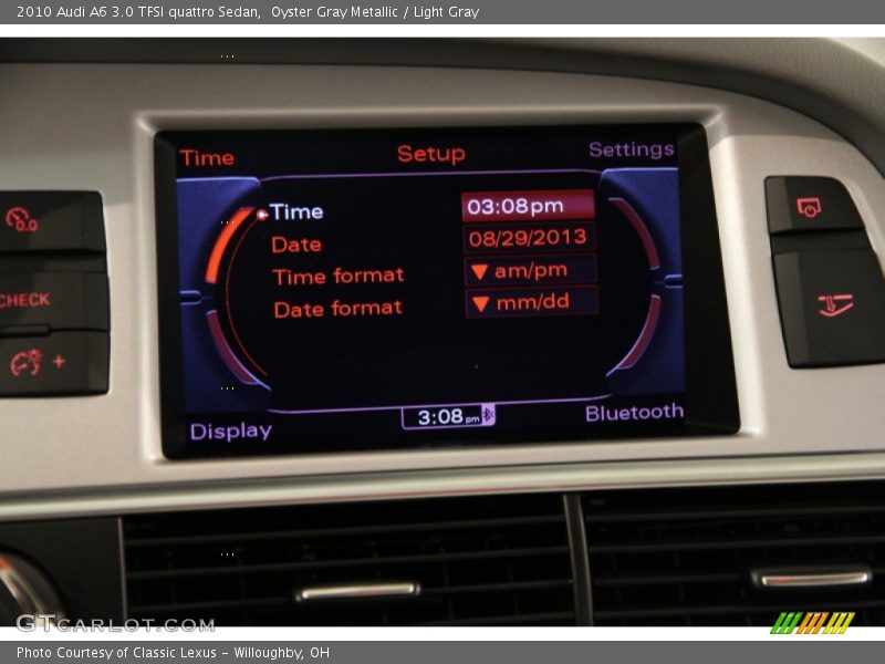 Oyster Gray Metallic / Light Gray 2010 Audi A6 3.0 TFSI quattro Sedan