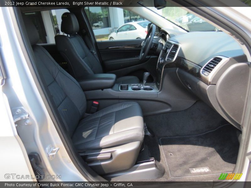 Bright Silver Metallic / Black 2012 Jeep Grand Cherokee Laredo