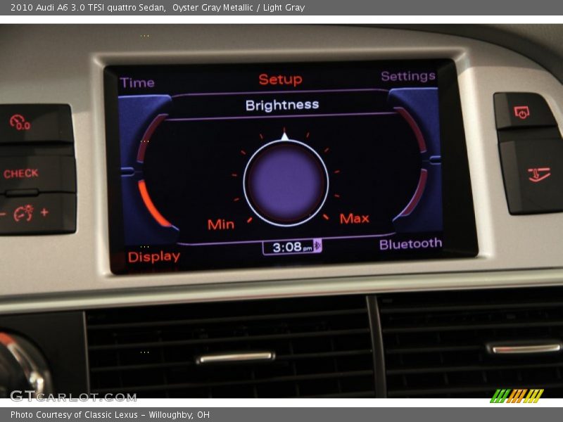 Oyster Gray Metallic / Light Gray 2010 Audi A6 3.0 TFSI quattro Sedan