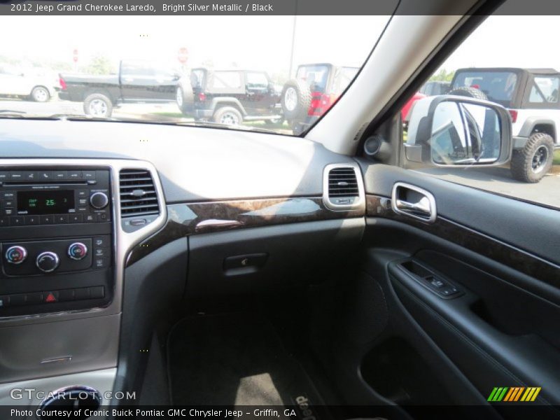 Bright Silver Metallic / Black 2012 Jeep Grand Cherokee Laredo