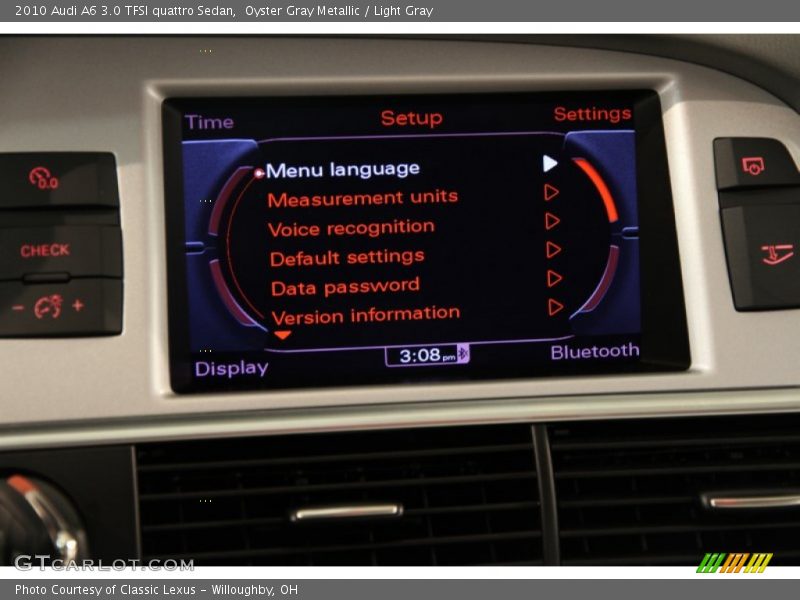 Oyster Gray Metallic / Light Gray 2010 Audi A6 3.0 TFSI quattro Sedan