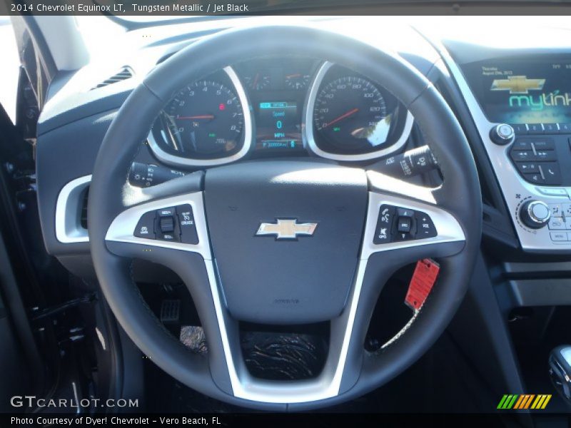 Tungsten Metallic / Jet Black 2014 Chevrolet Equinox LT