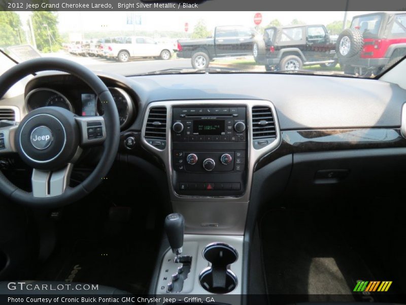 Bright Silver Metallic / Black 2012 Jeep Grand Cherokee Laredo