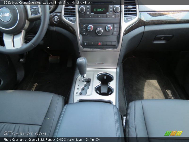 Bright Silver Metallic / Black 2012 Jeep Grand Cherokee Laredo