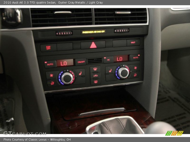 Oyster Gray Metallic / Light Gray 2010 Audi A6 3.0 TFSI quattro Sedan
