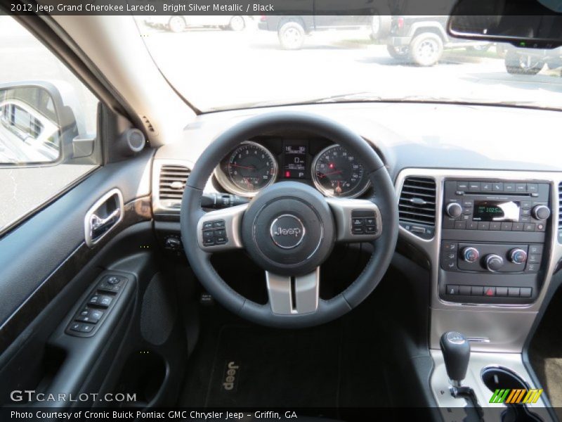 Bright Silver Metallic / Black 2012 Jeep Grand Cherokee Laredo