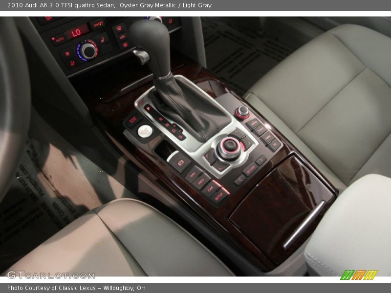 Oyster Gray Metallic / Light Gray 2010 Audi A6 3.0 TFSI quattro Sedan