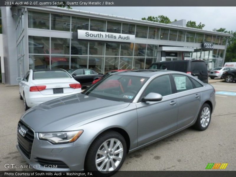 Quartz Gray Metallic / Black 2014 Audi A6 2.0T quattro Sedan