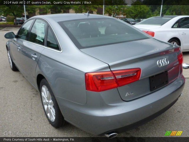Quartz Gray Metallic / Black 2014 Audi A6 2.0T quattro Sedan