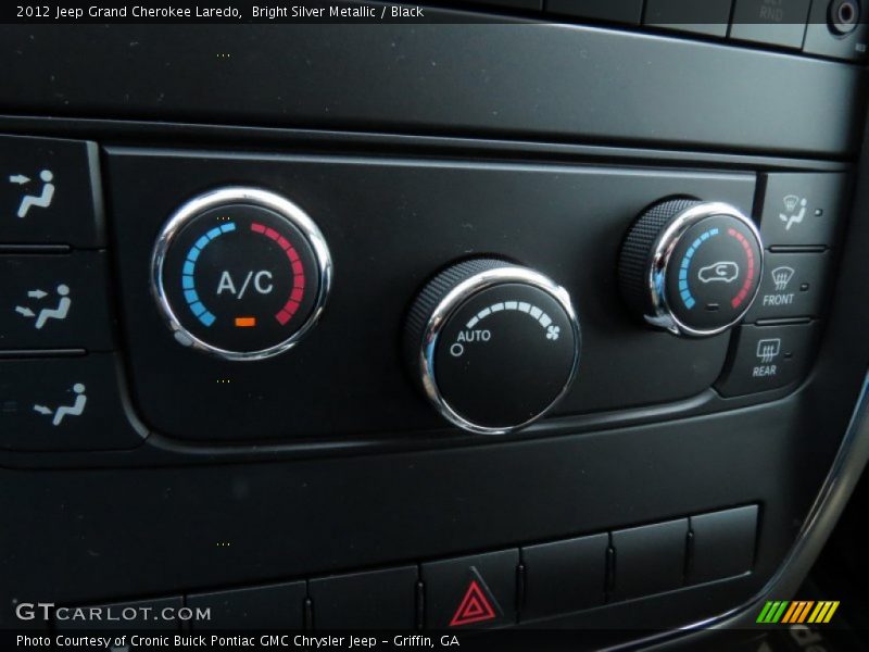 Bright Silver Metallic / Black 2012 Jeep Grand Cherokee Laredo