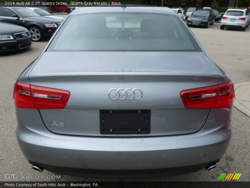 Quartz Gray Metallic / Black 2014 Audi A6 2.0T quattro Sedan