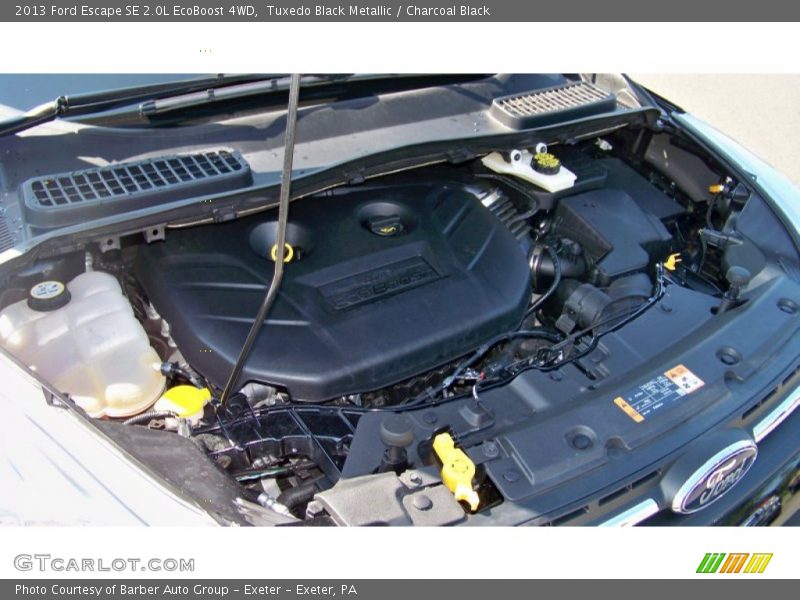 Tuxedo Black Metallic / Charcoal Black 2013 Ford Escape SE 2.0L EcoBoost 4WD