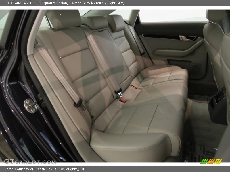 Oyster Gray Metallic / Light Gray 2010 Audi A6 3.0 TFSI quattro Sedan
