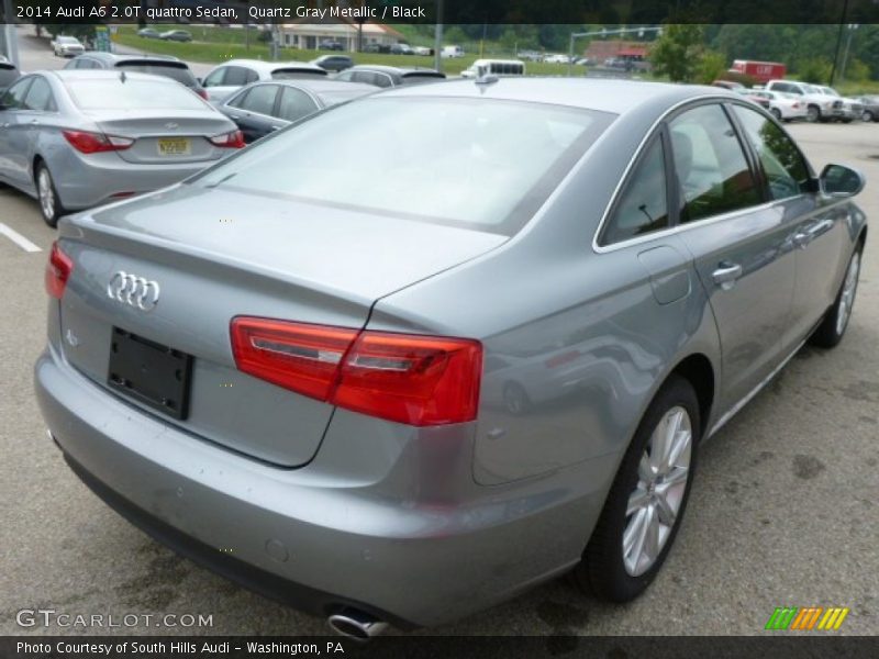 Quartz Gray Metallic / Black 2014 Audi A6 2.0T quattro Sedan