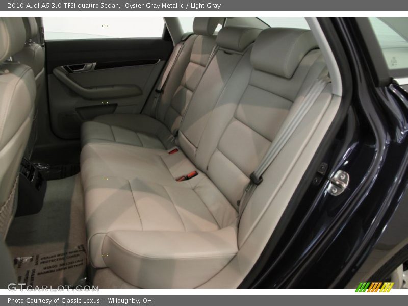 Oyster Gray Metallic / Light Gray 2010 Audi A6 3.0 TFSI quattro Sedan