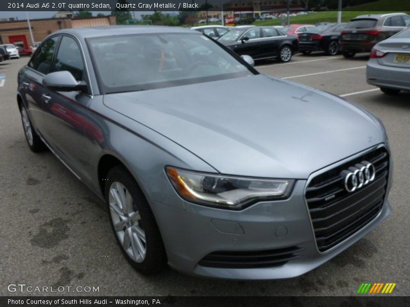 Quartz Gray Metallic / Black 2014 Audi A6 2.0T quattro Sedan