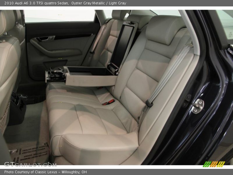 Oyster Gray Metallic / Light Gray 2010 Audi A6 3.0 TFSI quattro Sedan