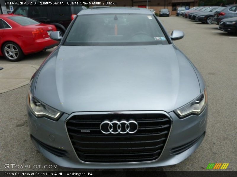 Quartz Gray Metallic / Black 2014 Audi A6 2.0T quattro Sedan