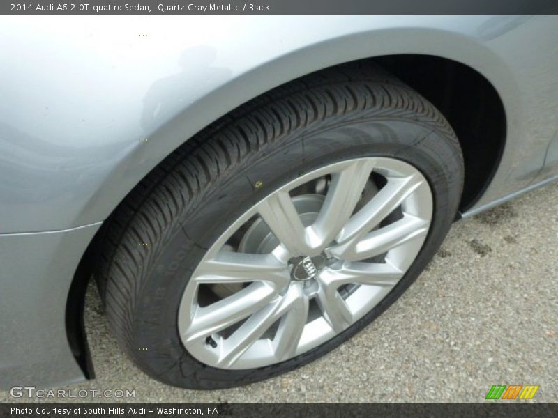 Quartz Gray Metallic / Black 2014 Audi A6 2.0T quattro Sedan