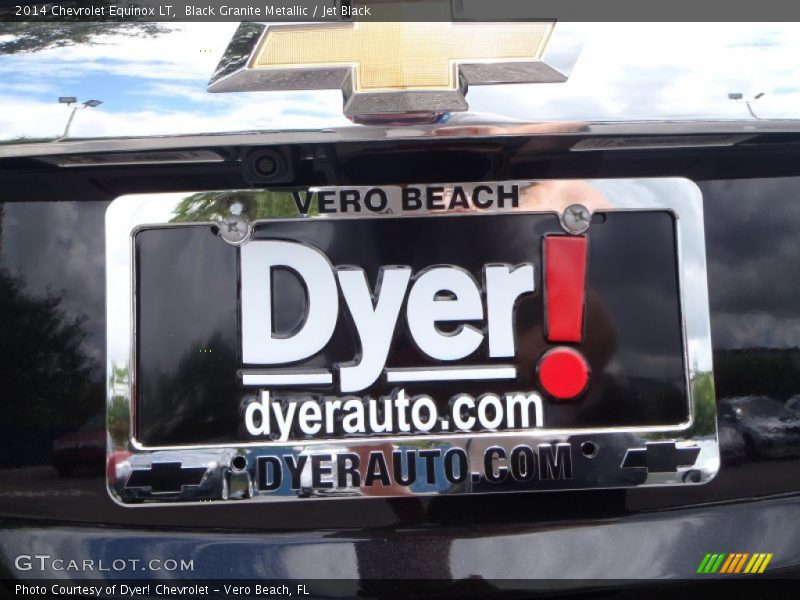 Black Granite Metallic / Jet Black 2014 Chevrolet Equinox LT