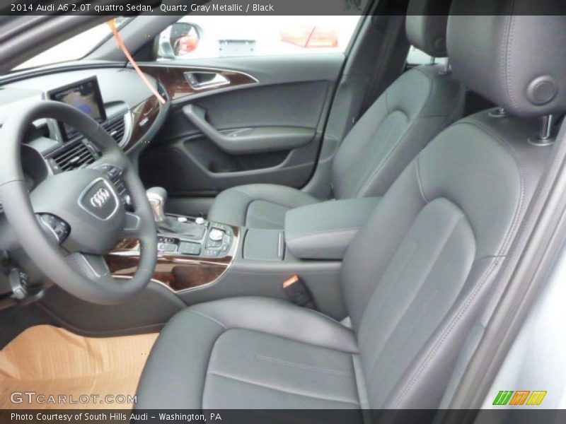 Quartz Gray Metallic / Black 2014 Audi A6 2.0T quattro Sedan