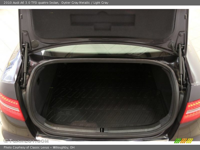 Oyster Gray Metallic / Light Gray 2010 Audi A6 3.0 TFSI quattro Sedan