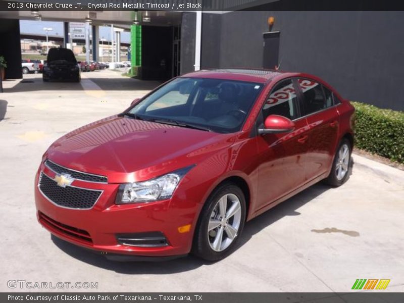 Crystal Red Metallic Tintcoat / Jet Black 2013 Chevrolet Cruze LT