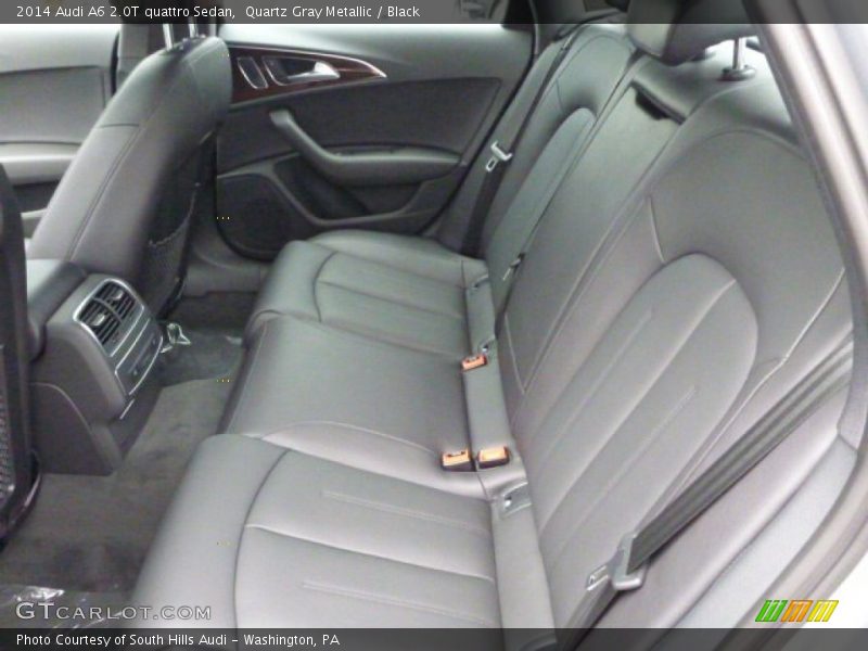 Quartz Gray Metallic / Black 2014 Audi A6 2.0T quattro Sedan