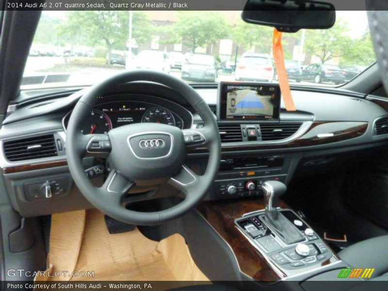 Quartz Gray Metallic / Black 2014 Audi A6 2.0T quattro Sedan