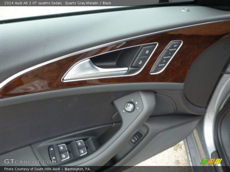 Quartz Gray Metallic / Black 2014 Audi A6 2.0T quattro Sedan